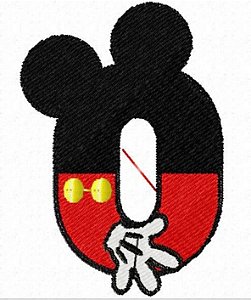 Matriz Bordado Números Mickey