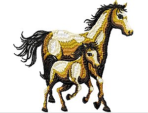 Matriz Bordado Coleção Cavalos 4