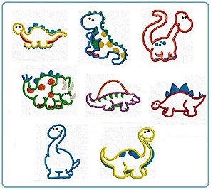 Matriz Bordado Aplique Dinossauro 3