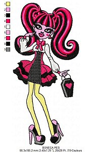 Matriz Bordado Monster High 1