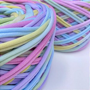 Fio de malha premium- arco íris / tieday