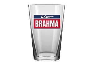 Copo Cerveja Vidro Incolor Brahma 350mL Nadir