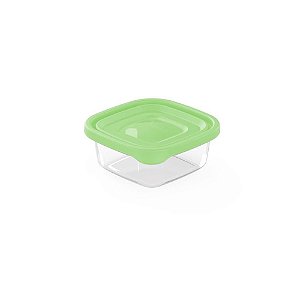 Pote Plástico 250mL Quadrado Mais Plasvale