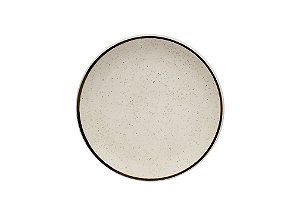 Prato Sobremesa Cerâmica 20cm Unni Brisa Oxford