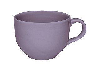 Caneca Jumbo 740mL Roxa Cerâmica Biona