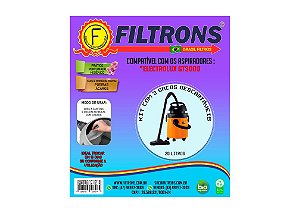 Filtro para Aspirador de Pó Electrolux GT-3000 com 3 peças Filtrons
