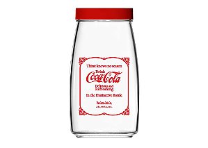 Pote Vidro Decoração Coca-Cola 2,0L Nadir