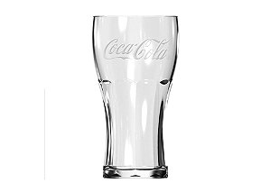 Copo Contour 300mL Decorado Coca-Cola Vidro Incolor Nadir