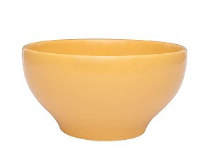 Tigela Cereal 600mL Cerâmica Bowl Amarela Biona