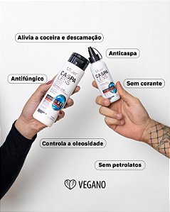 SHAMPOO CASPA LESS SF 300ML E TÔNICO CAPILAR