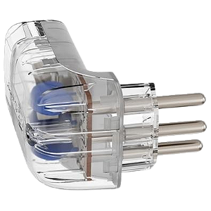 Protetor Contra Surtos Elétricos Clamper Pocket Fit 3 Pinos, Monopolar, 20A, Bivolt, Transparente