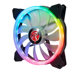 KIT DE VENTOINHAS COM 3 UNIDADES RAIJINTEK IRIS 14 RBW ADD, ARGB, 140MM