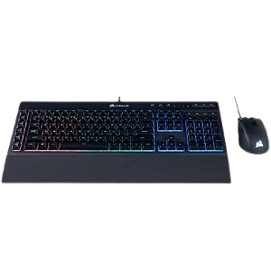 TECLADO E MOUSE GAMER CORSAIR HARPOON E K55