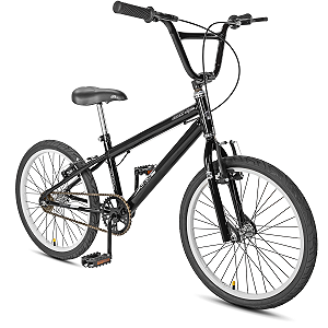Bicicleta Masculina Infantil Aro 20 DKS Cross Style BMX Bike - Preto