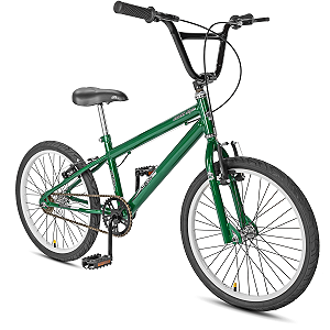 Bicicleta Masculina Infantil Aro 20 DKS Cross Style BMX Bike - Verde