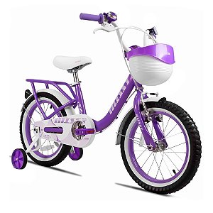 Bicicleta Aro 16 Missy Pro-x Infantil Meninas Com Rodinhas - Cor Violeta