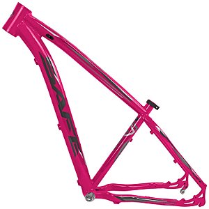 Quadro Bicicleta Aro 29 Mtb Safe Alumínio Cabeamento Interno - Pink