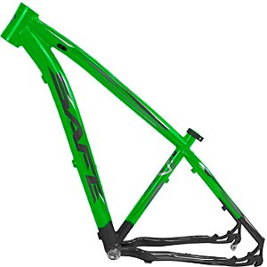 Quadro Bicicleta Aro 29 Mtb Safe Alumínio Cabeamento Interno - Verde Kiwi/Grafite
