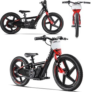Bicicleta Mini Moto Elétrica Mxf E Biker Aro 16 Balance