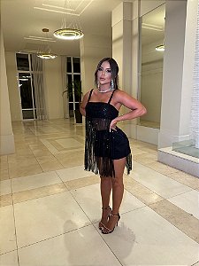 CROPPED FOLIA PRETO