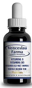 Vitamina D3 10.000 +  Vitamina K2 100mcg + Vitamina A 10.000ui - Veículo Oleoso