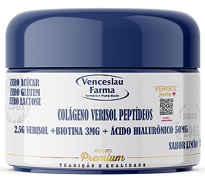 Colágeno Verisol Peptpideo, Biotina e Acido Hialurônico 300g