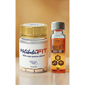 Metabolic Fit 20mg 60 capsulas + BRINDE
