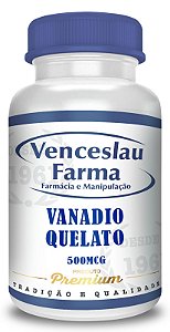 Vanadio Quelato 500mcg – Cápsulas