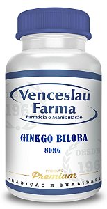 Ginkgo Biloba 80mg - Cápsulas