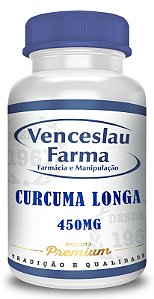 Cúrcuma Longa 450mg (95% curcuminóides) - Cápsulas