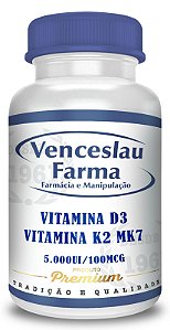 Vitamina D3 5.000ui e Vitamina K2 MK7 100mcg