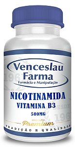 Vitamina B3 Nicotinamida 500mg - Cápsulas