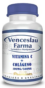 Colágeno 500mg e Vitamina C 100mg - Cápsulas