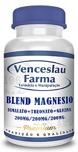 Blend Magnésio (Dimalato 200mg + Treonato 200mg + Glicina 200mg)