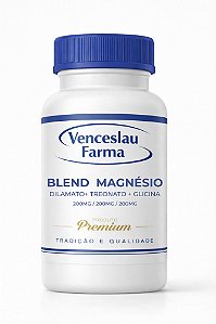 Blend Magnésio (Dimalato 200mg + Treonato 200mg + Glicina 200mg)