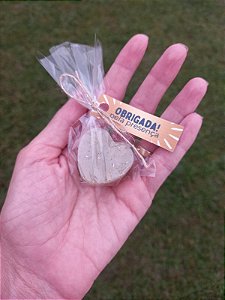 12 sabonetes de coração (lembrancinha)