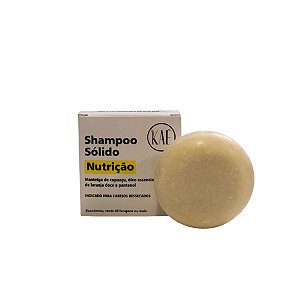 Shampoo Sólido Kaé Cosméticos Naturais - Nutrição - Cabelos Ressecados - 75g