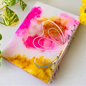 CADERNO A5 AQUARELA - SOB ENCOMENDA