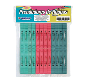 PRENDEDOR DE ROUPAS COM 24