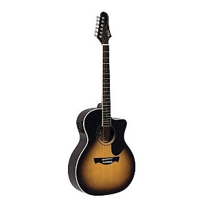 Violão Tagima Rio Negro Eletroacústico Aço Vintage Sunburst