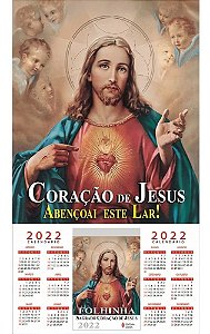 Folhinha Sagrado Coração De Jesus - 2022