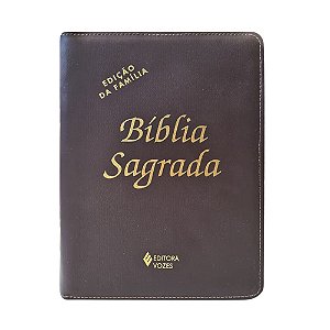 Bíblia Sagrada Média Zíper - Edição da Família