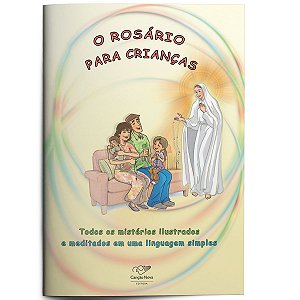 Livro Rosário para Crianças com Terço em Nylon