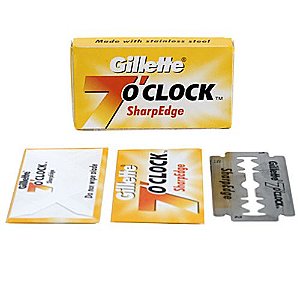 Lâmina de Barbear Gillette 7 O´Clock Yellow SharpEdge