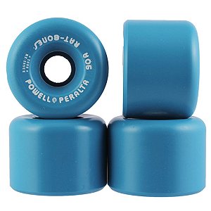 RODAS DE SKATE POWELL PERALTA RAT BONES AZUL 60mm 90A