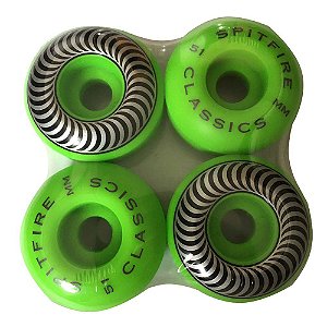 RODA DE SKATE SPITFIRE CLASSIC 52MM VERDE