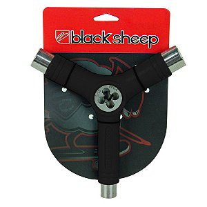 Chave Y Black Sheep Cossinete para Montagem de Skate e Longboard e Afins PRETA