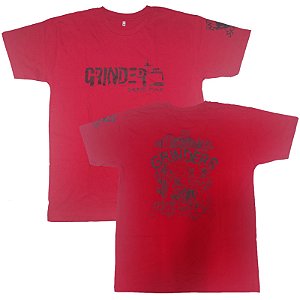 CAMISETA ALGODÃO GRINDERS VERMELHA