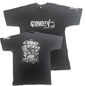 CAMISETA ALGODÃO GRINDERS PRETA