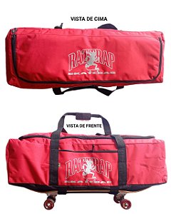 MALA PARA SKATE RATTRAP MOCHILA SKATE BAG VERMELHA
